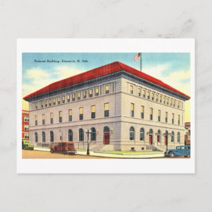 Federal Building in Bismarck, North Dakota, Postcard
