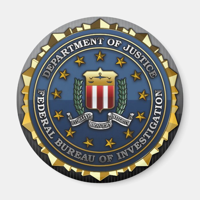 Federal Bureau of Investigation Magnet (Front)