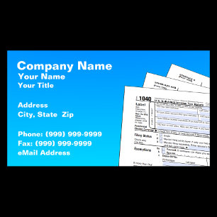Federal Tax Forms Business Card