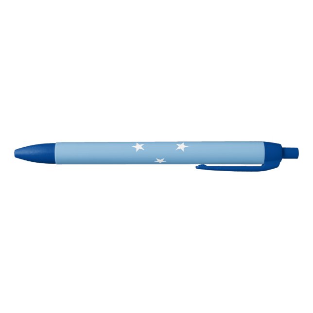 Federated States of Micronesia Flag Black Ink Pen (Bottom)