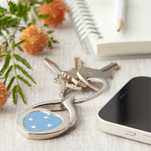 Federated States of Micronesia flag Key Ring