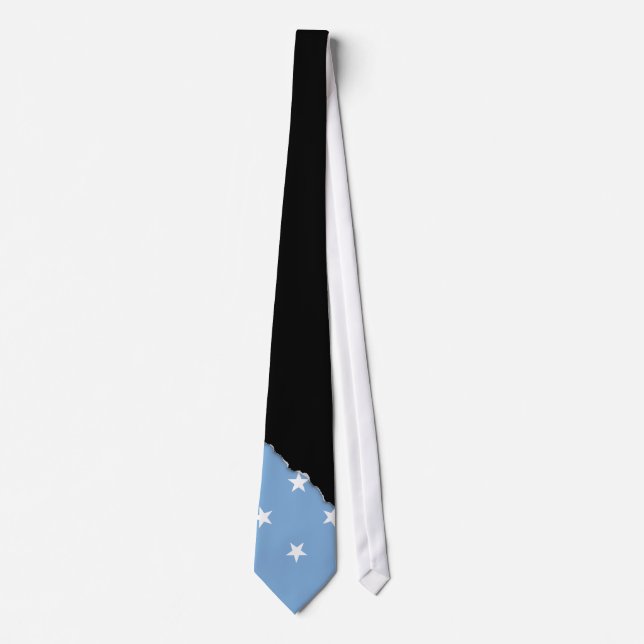 Federated StATES of Micronesia Flag Tie (Front)