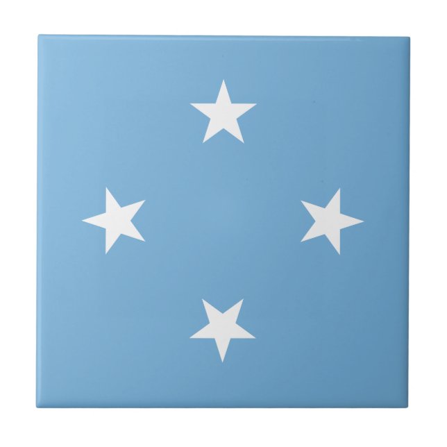 Federated States of Micronesia Flag Tile (Front)