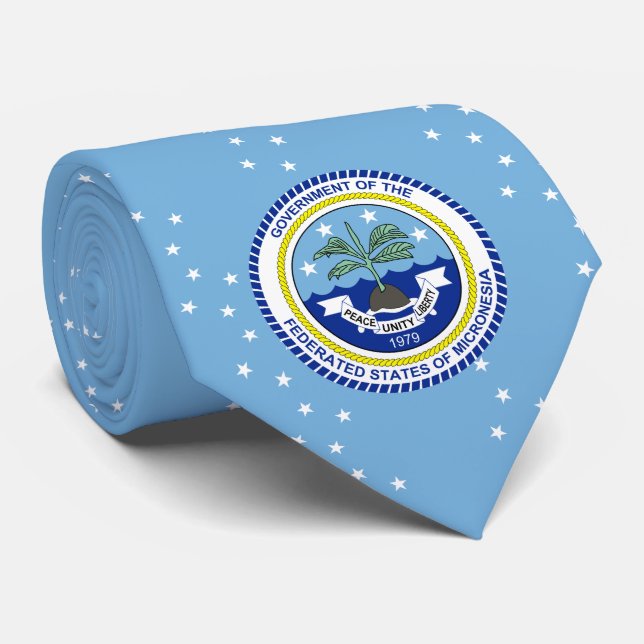Federated States of Micronesia Tie (Rolled)
