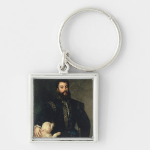 Federigo Gonzaga, Duke of Mantua, c.1525-30 (oil o Key Ring