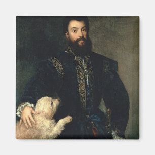 Federigo Gonzaga, Duke of Mantua, c.1525-30 (oil o Magnet