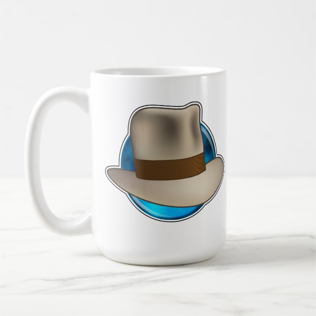 Fedora Chronicles' Big Blue logo Mug (Left)