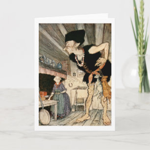 Fee-fi-fo-fum, I Smell the Blood of an Englishman Card