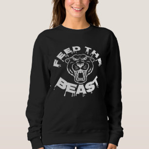 Feed Beast Lion Tiger Roaring Inspiration Sweatshirt