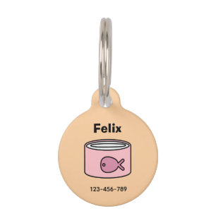 Feed Me! Cat Pet Tag