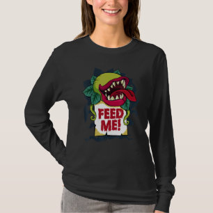 Feed Me Lazy Halloween Costume Monster Plant Garde T-Shirt