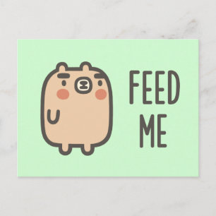 Feed Me Postcard