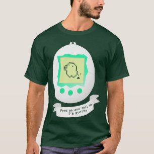 Feed me Tamagotchi Virtual Pet Cute Creature T-Shirt