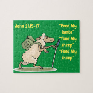 Feed My Lambs Jigsaw Puzzle