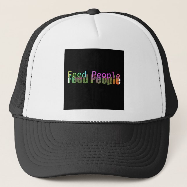 FEED PEOPLE TRUCKER HAT (Front)
