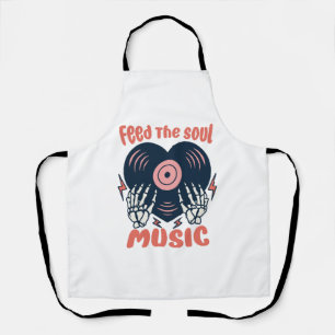 feed the soul music apron