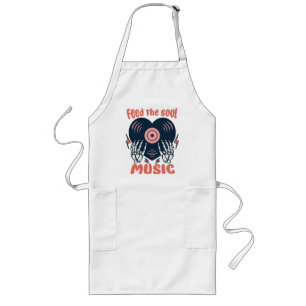 feed the soul music long apron