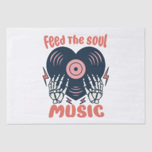 feed the soul music tissue paper