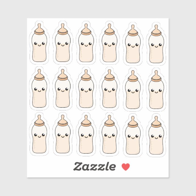 Feeding Baby Milk Bottle Baby Shower Decoration   (Sheet)