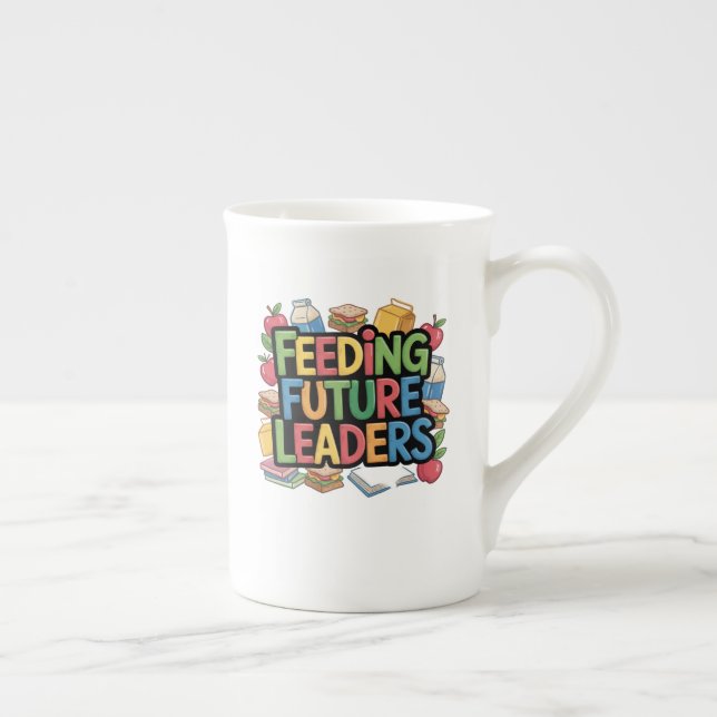 Feeding Future Leader Bone China Mug (Right)