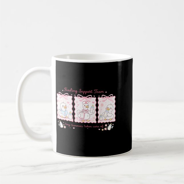 Feeding Support Team Nurse Silly Goose Lactation Coffee Mug (Left)