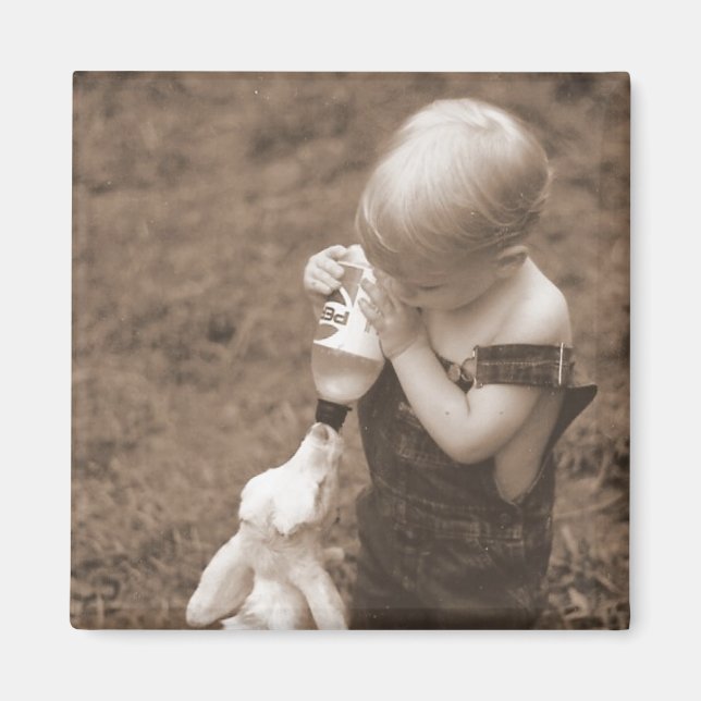 Feeding the Goat Magnet (Front)