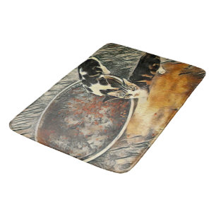 Feeding Time! Bath Mat