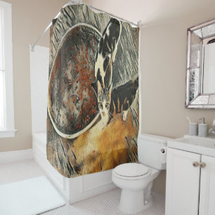 Feeding Time! Shower Curtain