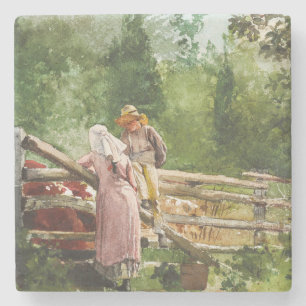 Feeding Time Stone Coaster