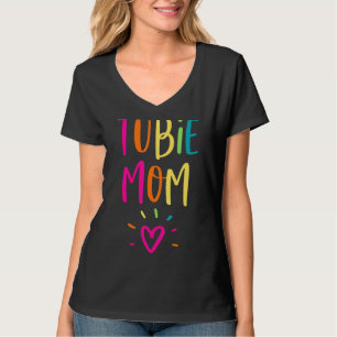 Feeding Tube Awareness Tubie Mum Gastrostomy Butto T-Shirt