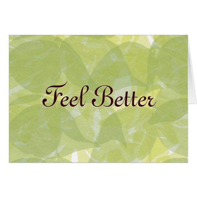 Feel Better (Front Horizontal)