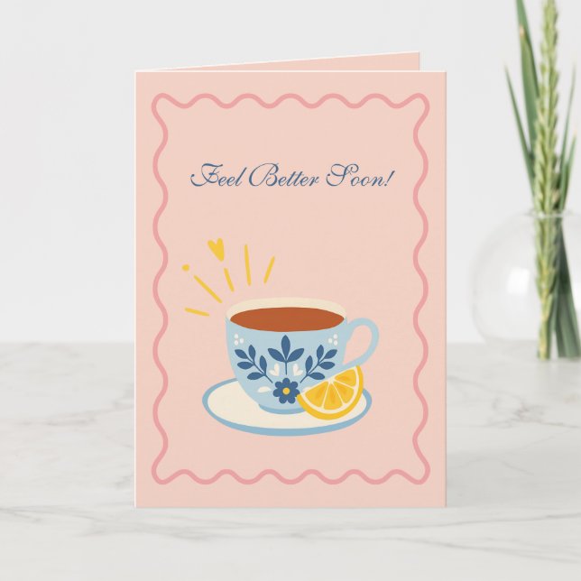 Feel Better Soon Tea Card (Front)