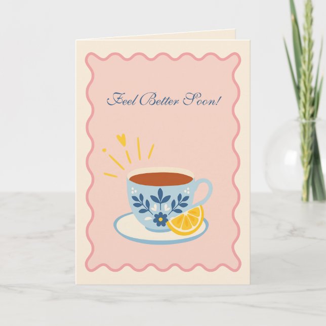 Feel Better Soon Tea Card (Front)