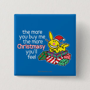 Feel Christmasy 15 Cm Square Badge