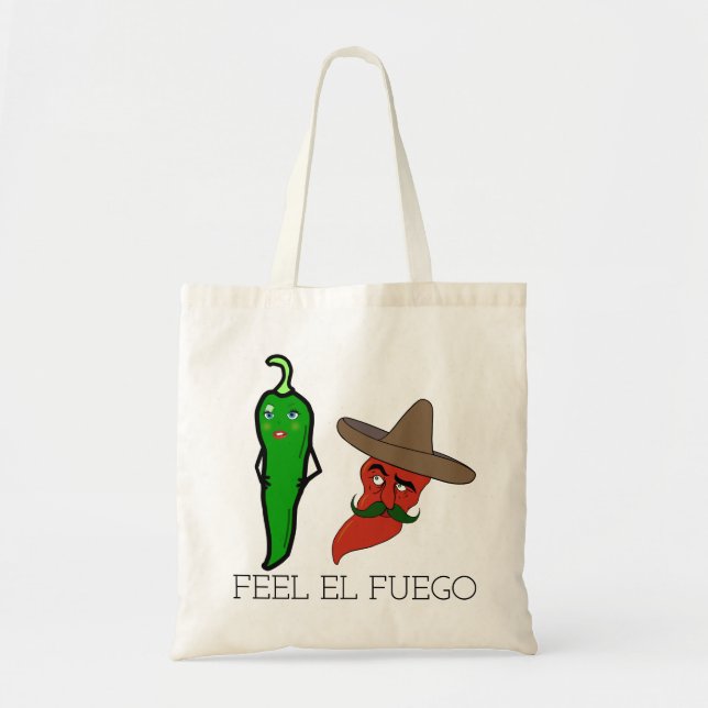 Feel el Fuego Tote Bag (Front)