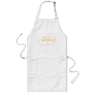 feel GRATITUDE - Bold CloudS - O Long Apron