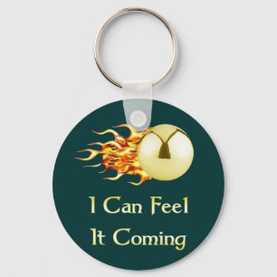 Feel It Coming Pinball Key Ring