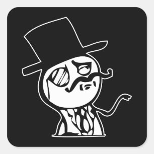 Feel Like a Sir Internet meme comic Square Sticker