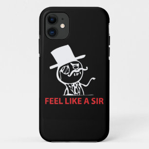 Feel Like A Sir - iPhone 5 Black Case