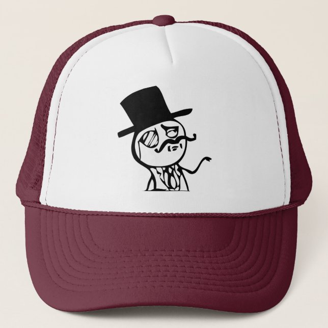 Feel Like a Sir meme comic Trucker Hat (Front)