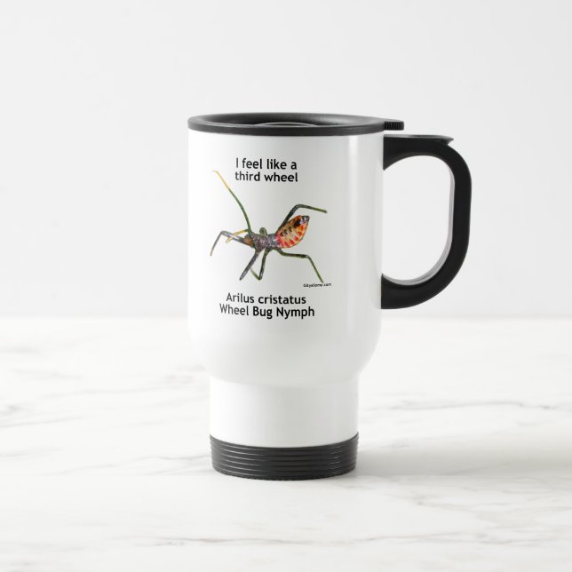 Feel Like A Third Wheel Bug Travel Mug (Right)