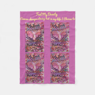 Feel My Beauty Cancer Angel Chemo Fleece Blanket