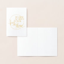 Feel My Love Foil Greeting Card