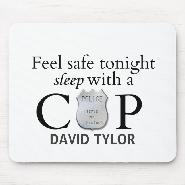Feel safe tonight! mouse pad (Front)