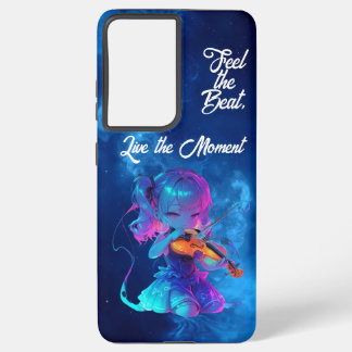 Feel the Beat, Live the Moment Samsung Galaxy Case