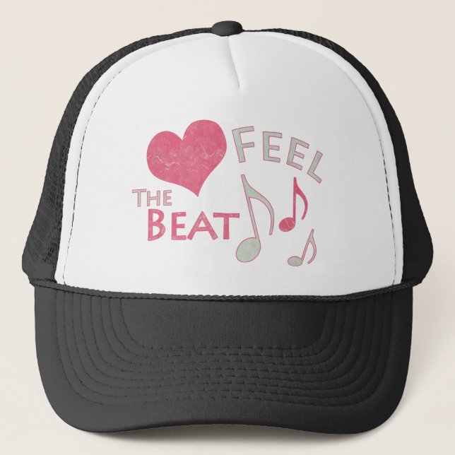 Feel the Beat Trucker Hat (Front)