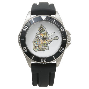 Feel the Blues – Artistic Guitar Design Watch