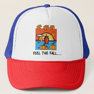 Feel the Fall Autumn Season Vibes Trucker Hat