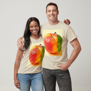 Feel the Fresh Peach Summer Vibe Design T-Shirt