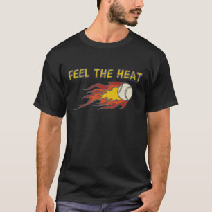 FEEL THE HEAT - SPORTY SLANG - Baseball T-shirt